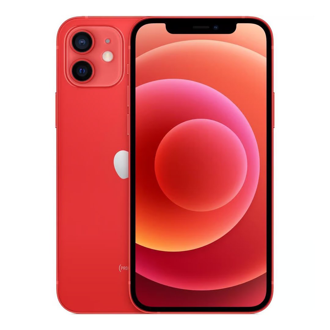 گوشی اپل iPhone 12 ZA/A دو سیم کارت ظرفیت ۱۲۸ گیگابایت و رم ۴ گیگابایت نات اکتیو رنگ قرمز
