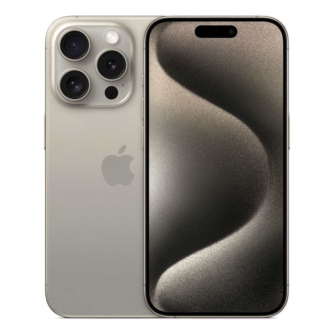 گوشی اپل iPhone 15 Pro CH دو سیم کارت ظرفیت ۲۵۶ گیگابایت و رم ۸ گیگابایت نات اکتیو رنگ طبیعی