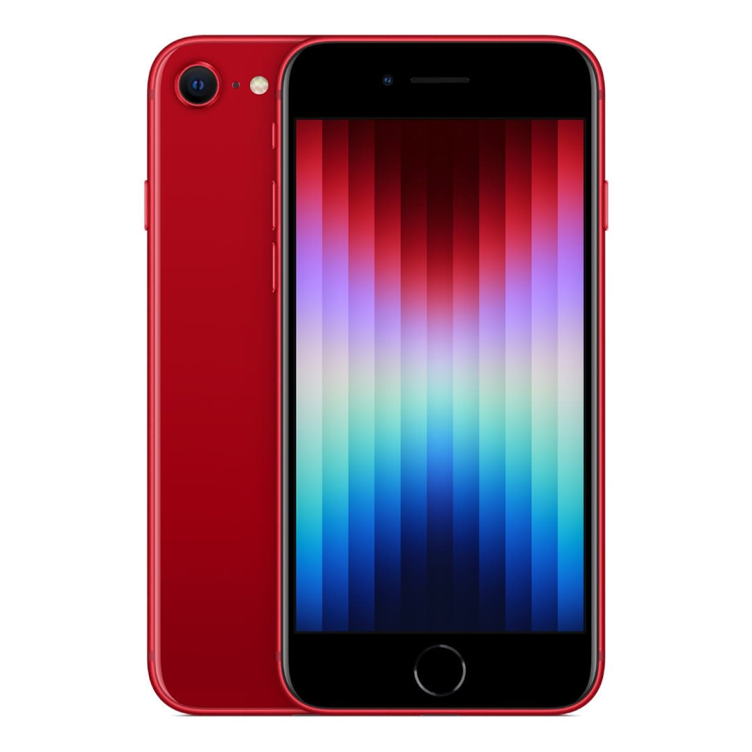 گوشی اپل iPhone SE 2022 ZA/A تک سیم کارت ظرفیت ۱۲۸ گیگابایت و رم ۴ گیگابایت نات اکتیو رنگ قرمز