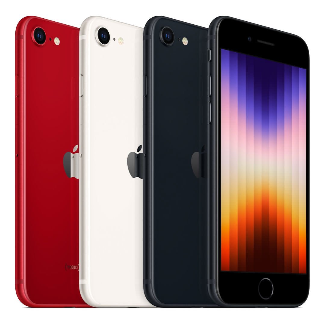 گوشی اپل iPhone SE 2022 ZA/A تک سیم کارت ظرفیت ۱۲۸ گیگابایت و رم ۴ گیگابایت نات اکتیو