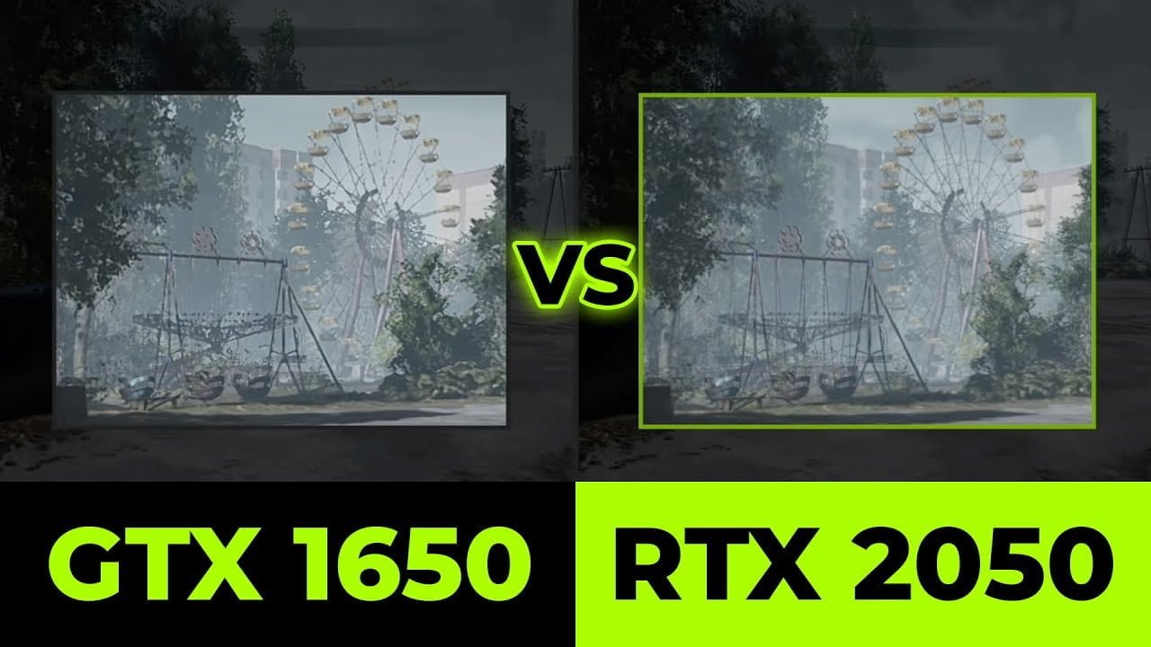 تفاوت کارت گرافیک NVIDIA GeForce RTX 2050 و NVIDIA GeForce GTX 1650 فرامگ