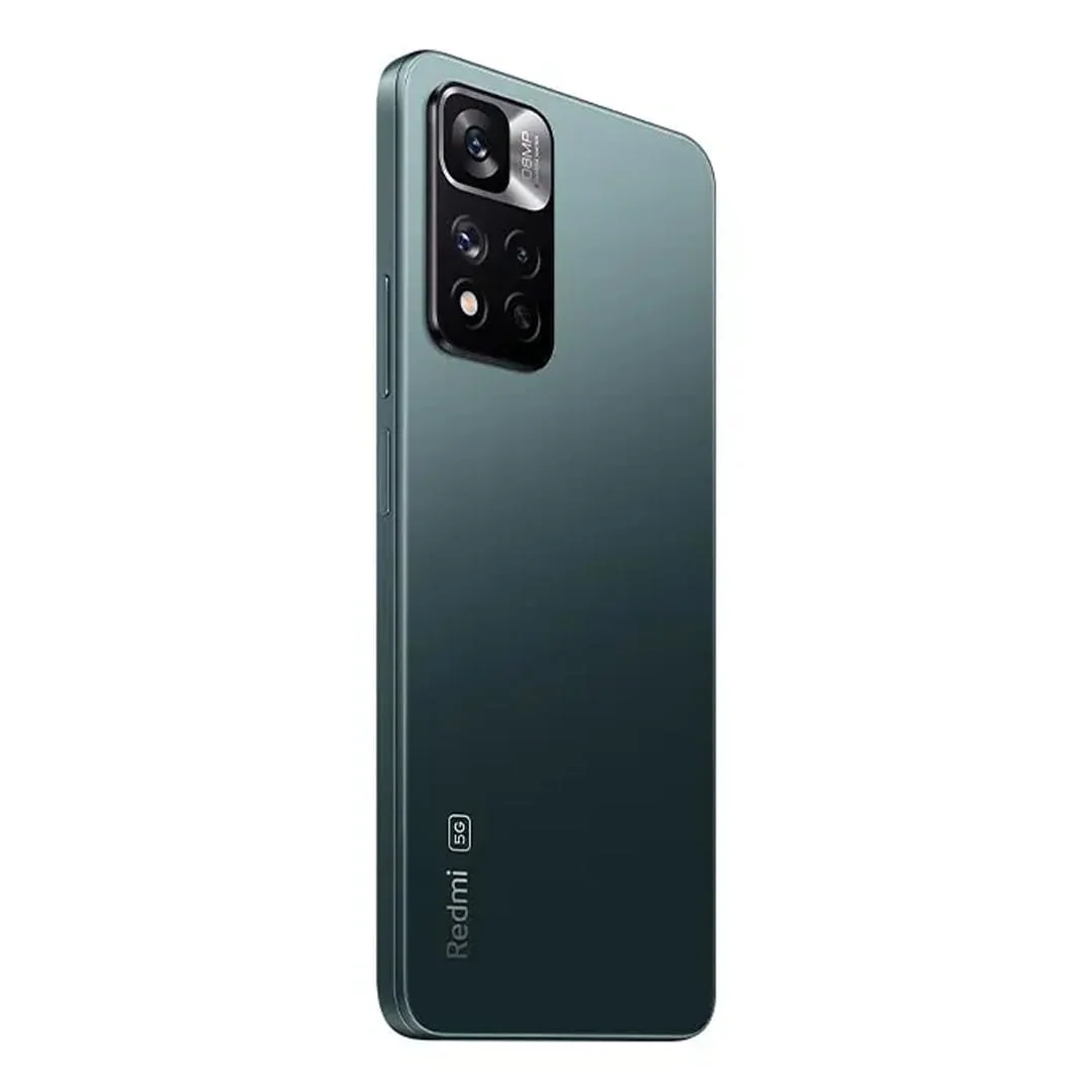 گوشی شیائومی Redmi Note 11 Pro+ 5G دو سیم کارت ظرفیت ۲۵۶ گیگابایت و رم ۸ گیگابایت رنگ سبز نمای سمت چپ