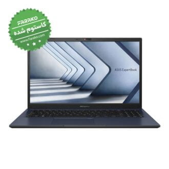 لپ تاپ ایسوس ExpertBook B1 نمایشگر ۱۵٫۶ اینچی پردازنده i5 نسل ۱۲، گرافیک اینتل، رم ۱۶ گیگابایت، حافظه ۵۱۲ گیگابایت SSD