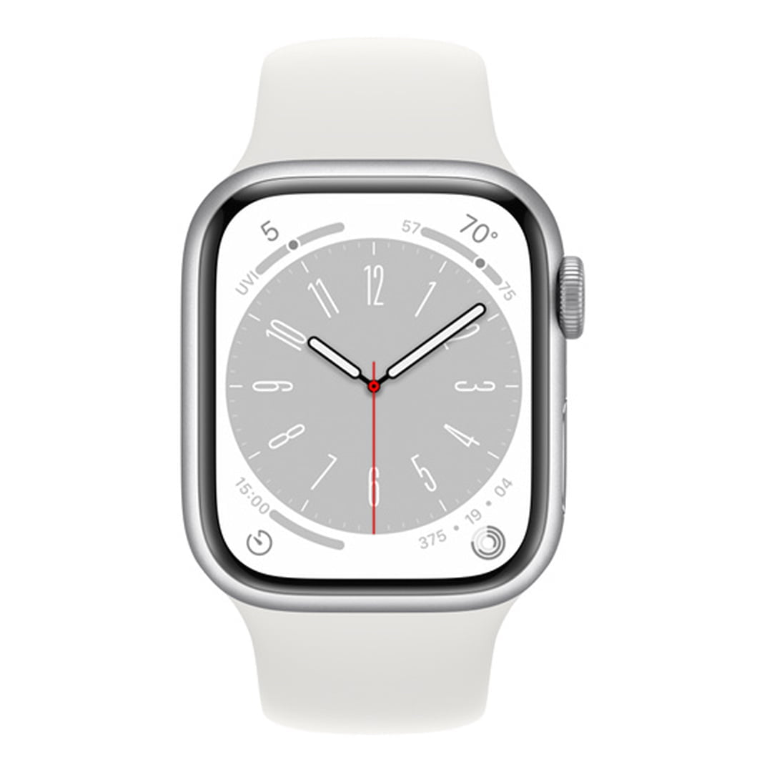 ساعت هوشمند اپل Series 8 Aluminum رنگ نقره ای تصویر دوم