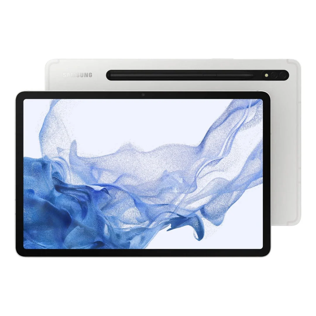 تبلت سامسونگ Galaxy Tab S8 Plus رنگ نقره‌ای