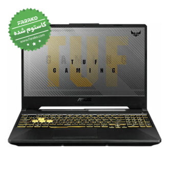 لپ تاپ ایسوس TUF FX506HC نمایشگر ۱۵٫۶ اینچی، پردازنده i5 نسل ۱۱، گرافیک ۴ گیگابایت 3050، رم ۱۶ گیگابایت، حافظه ۵۱۲ گیگابایت SSD – کاستوم شده