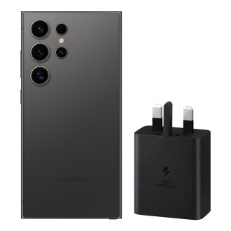 گوشی سامسونگ Galaxy S24 Ultra دو سیم کارت ظرفیت ۲۵۶ گیگابایت و رم ۱۲ گیگابایت | به همراه آداپتور ۴۵ وات سامسونگ