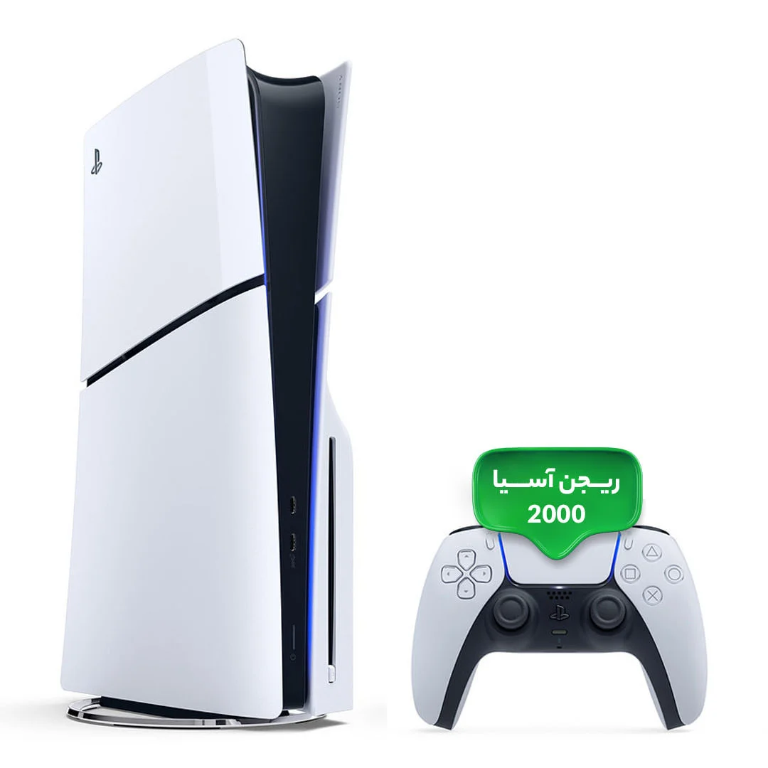 کنسول بازی سونی PlayStation 5 Slim ظرفیت ۸۲۵ گیگابایت ریجن ۲۰۰۰ آسیا