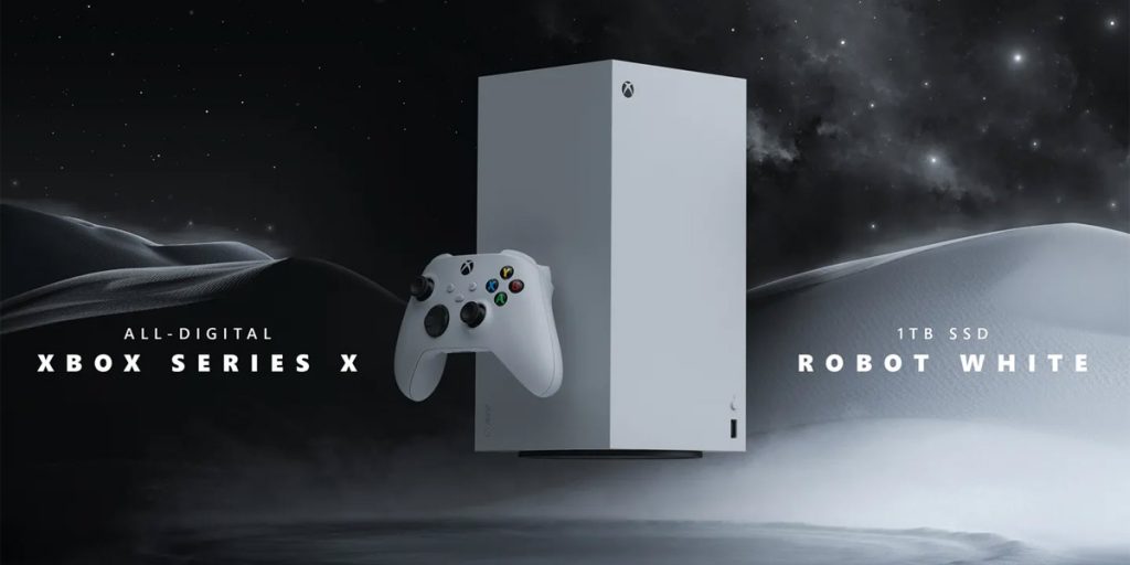  رنگ سفید کنسول بازی Xbox Series X