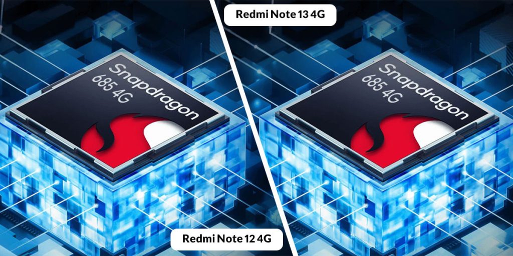 مقایسه سخت افزار گوشی شیائومی Redmi نوت 12 4G با Redmi نوت 13 4G