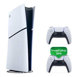 کنسول بازی سونی PlayStation 5 Slim Digital ظرفیت یک ترابایت ریجن ۲۰۱۶ اروپا | به همراه دسته اضافه