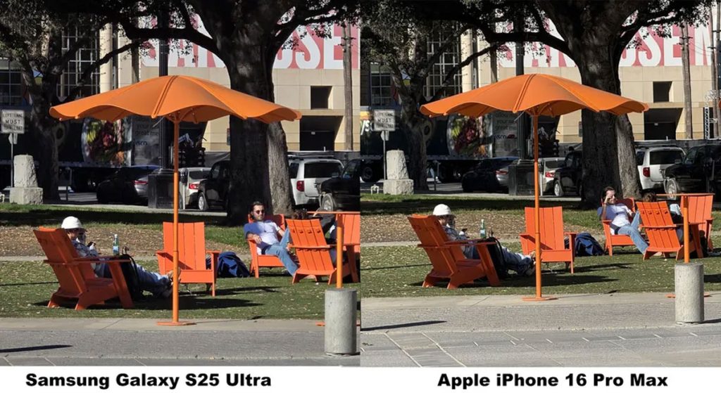 مقایسه دوربین Galaxy S25 Ultra با iPhone 16 Pro Max