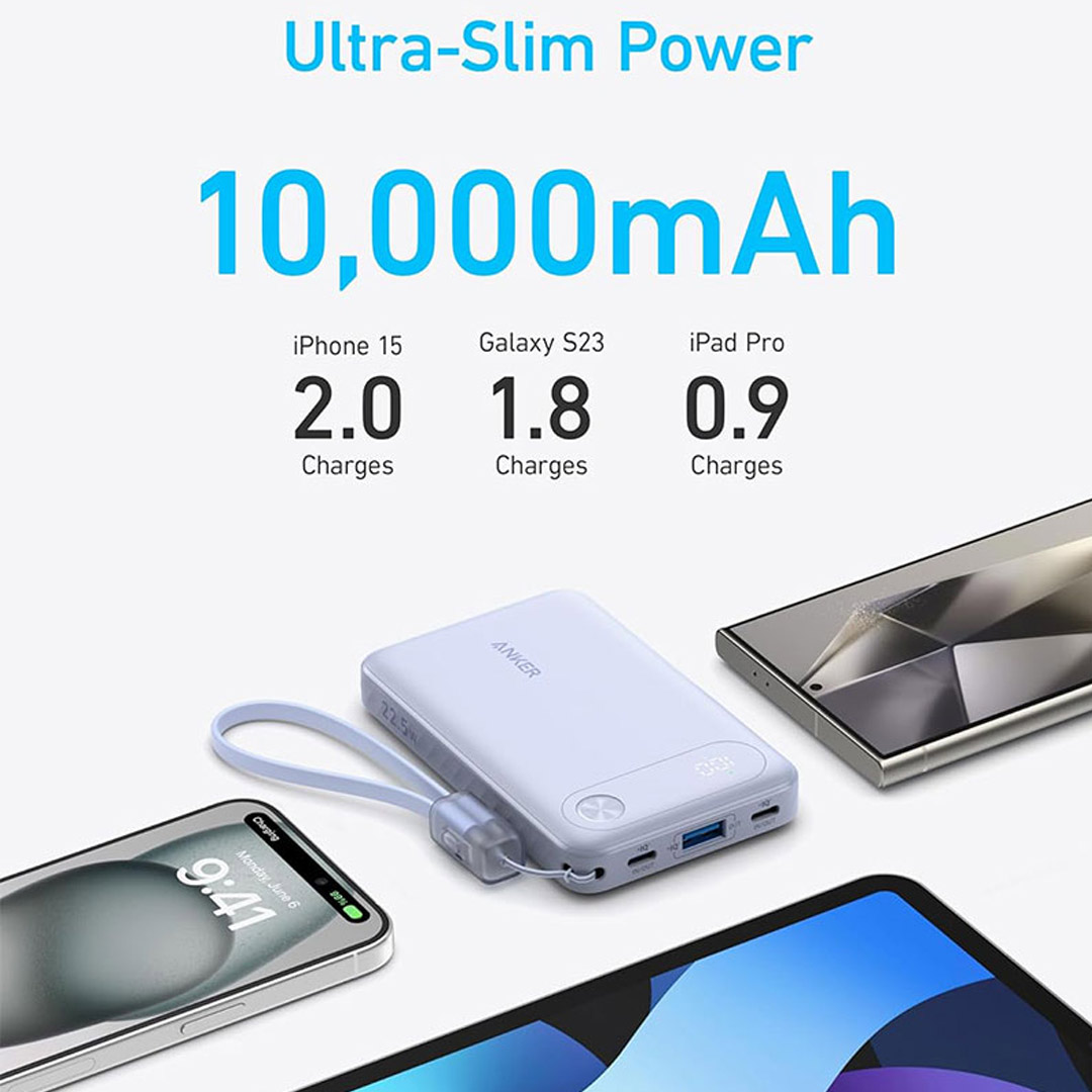 پاوربانک انکر Powercore A1257 ظرفیت 10000 میلی آمپر ساعت تصویر سوم