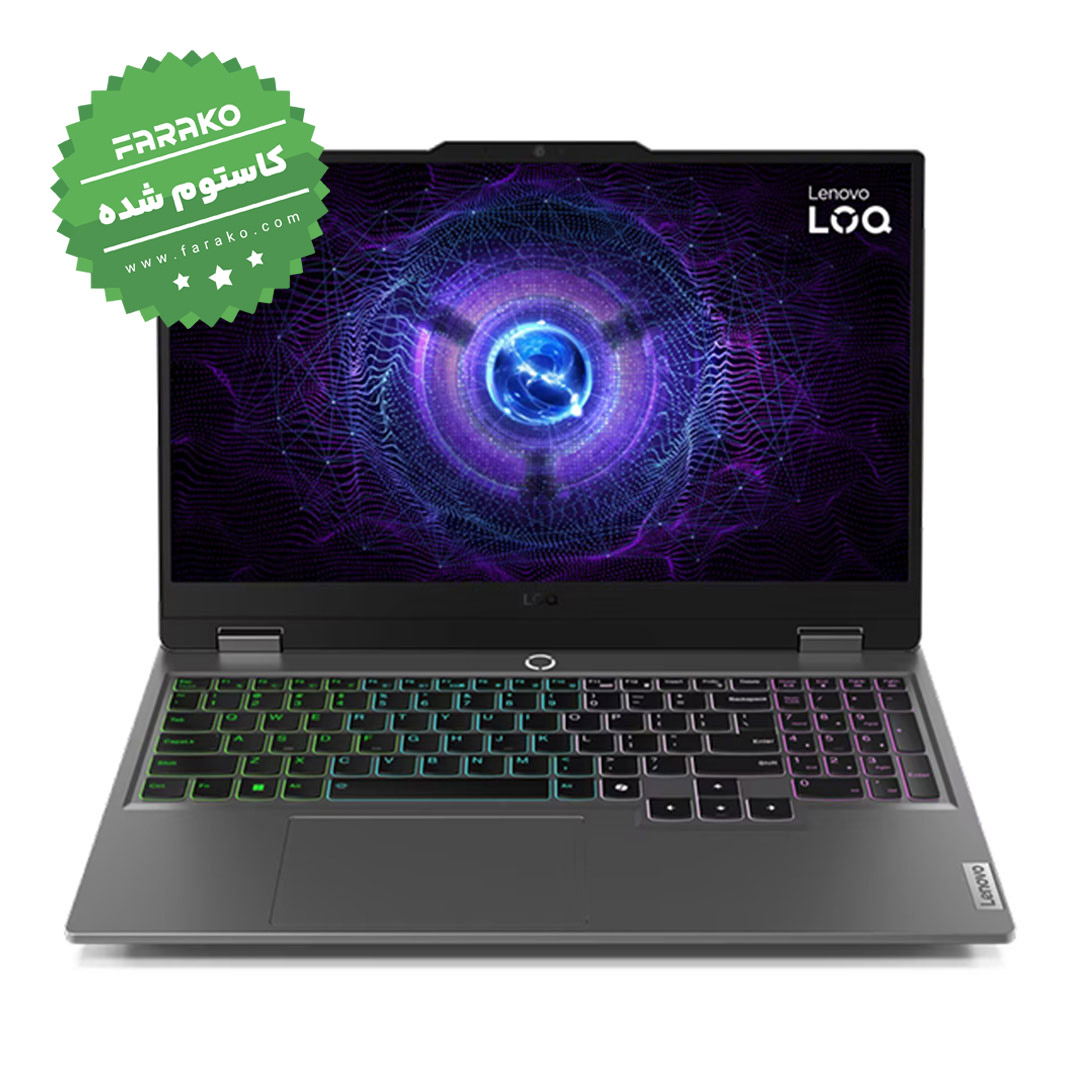 لپ تاپ لنوو LOQ نمایشگر ۱۵٫۶ اینچی پردازنده Core i7-13650HX