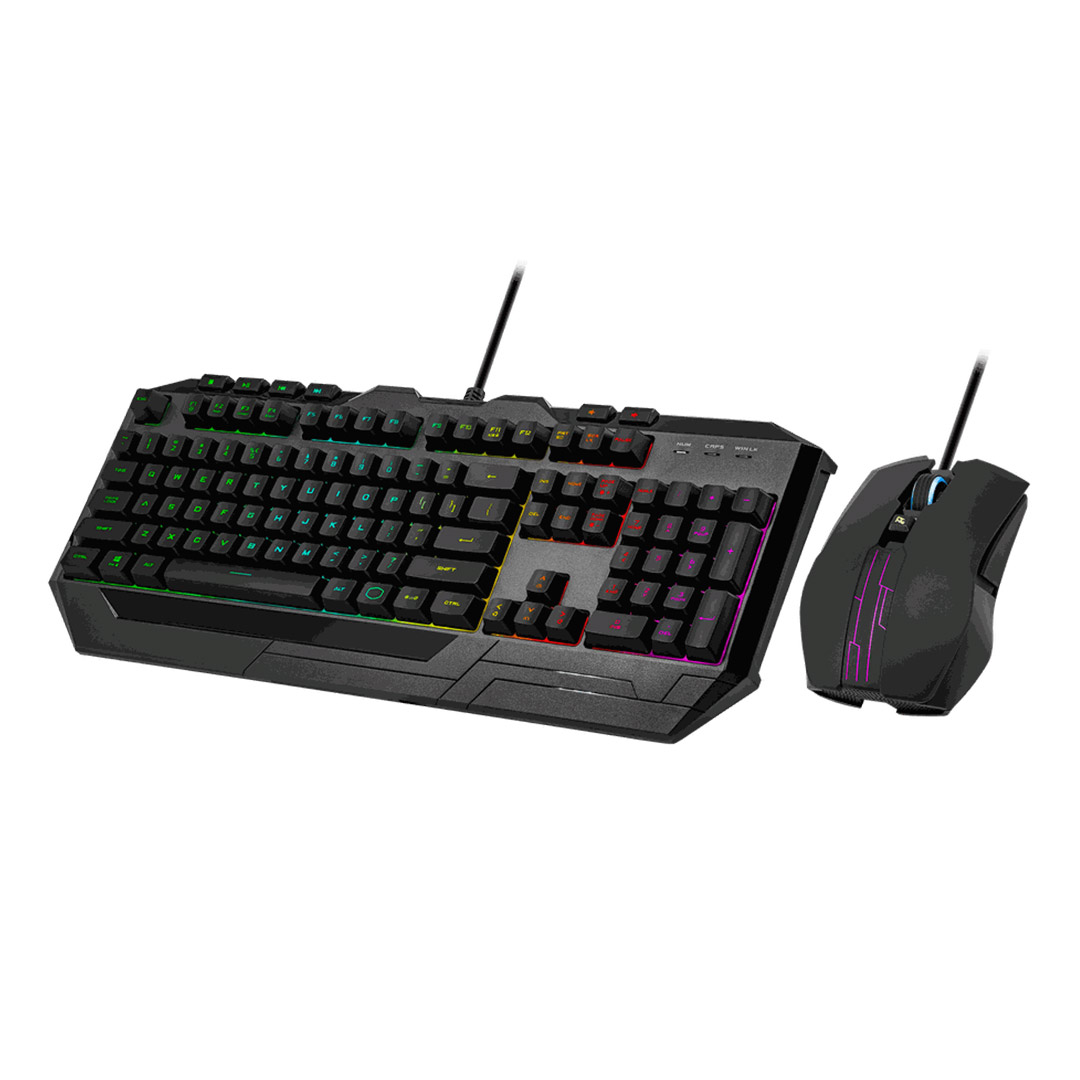 کیبورد گیمینگ کولر مستر DEVASTATOR 3 RGB به همراه ماوس تصویر دوم