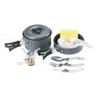 ظروف آشپزی و گاز کمپینگ گرین لاین 10in1 Camping Cookware