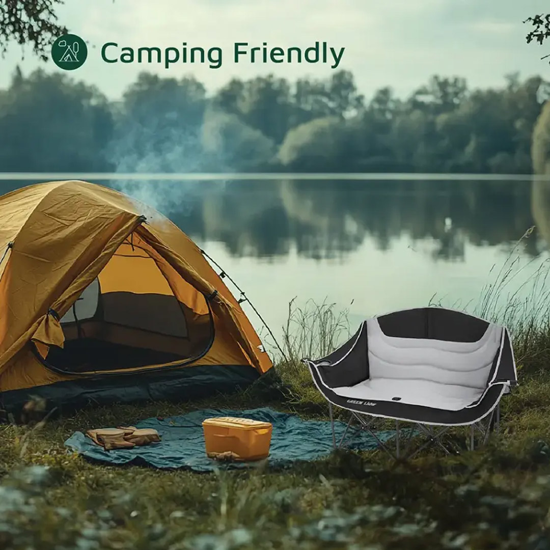 صندلی کمپینگ دونفره گرین لاین Double Camping Chair تصویر پنجم