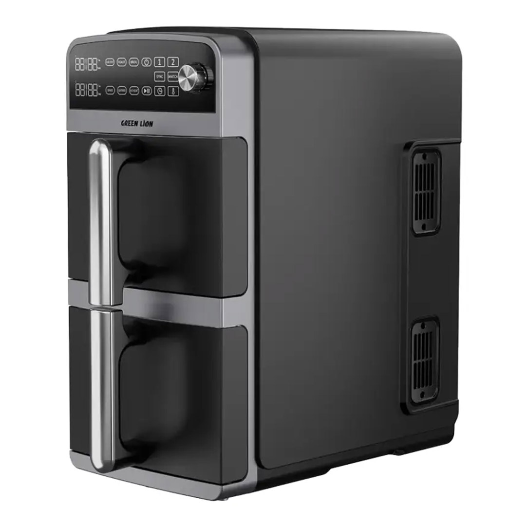 سرخ کن بدون روغن گرین لاین Double-Decker با ظرفیت ۱۰ لیتر تصویر اول