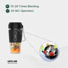 مخلوط کن قابل حمل شارژی گرین لاین G-Blend X با ظرفیت ۳۰۰ میلی‌لیتر تصویر چهارم