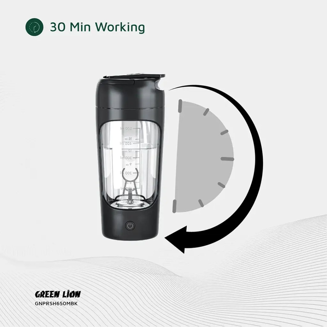 مخلوط کن قابل حمل گرین لاین Protein Mixer با ظرفیت ۶۵۰ میلی‌لیتر تصویر چهارم