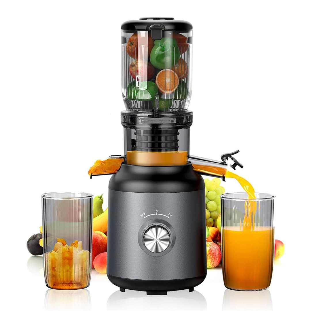 آب مرکبات گیری گرین لاین Slow Juicer Pure Copper Motor تصویر دوم