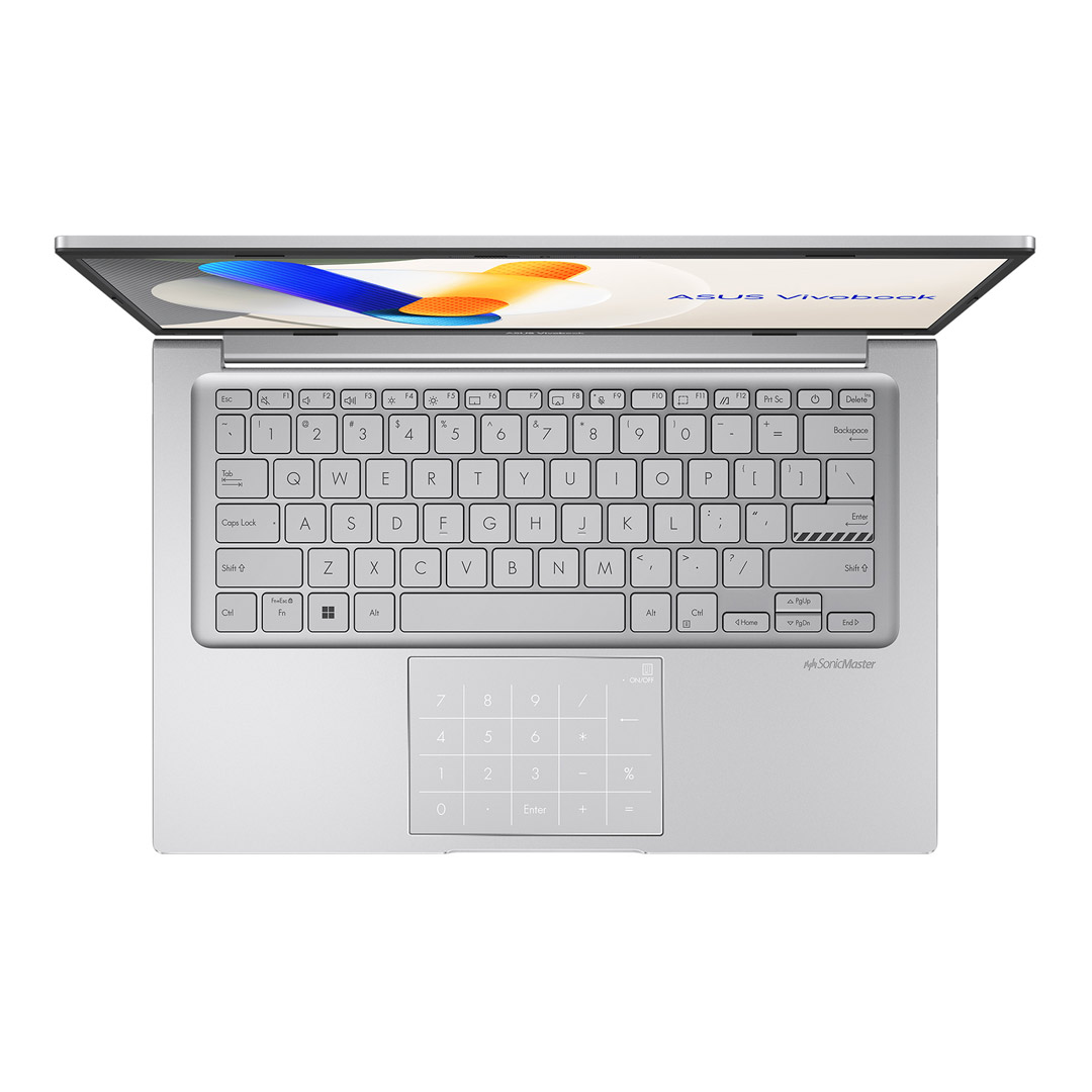 لپ تاپ ایسوس Vivobook X1404VA نمایشگر ۱۴ اینچی، پردازنده Core i5-1335U، گرافیک اینتل Iris Xe، رم ۸ گیگابایت، حافظه ۵۱۲ گیگابایت SSD تصویر چهارم