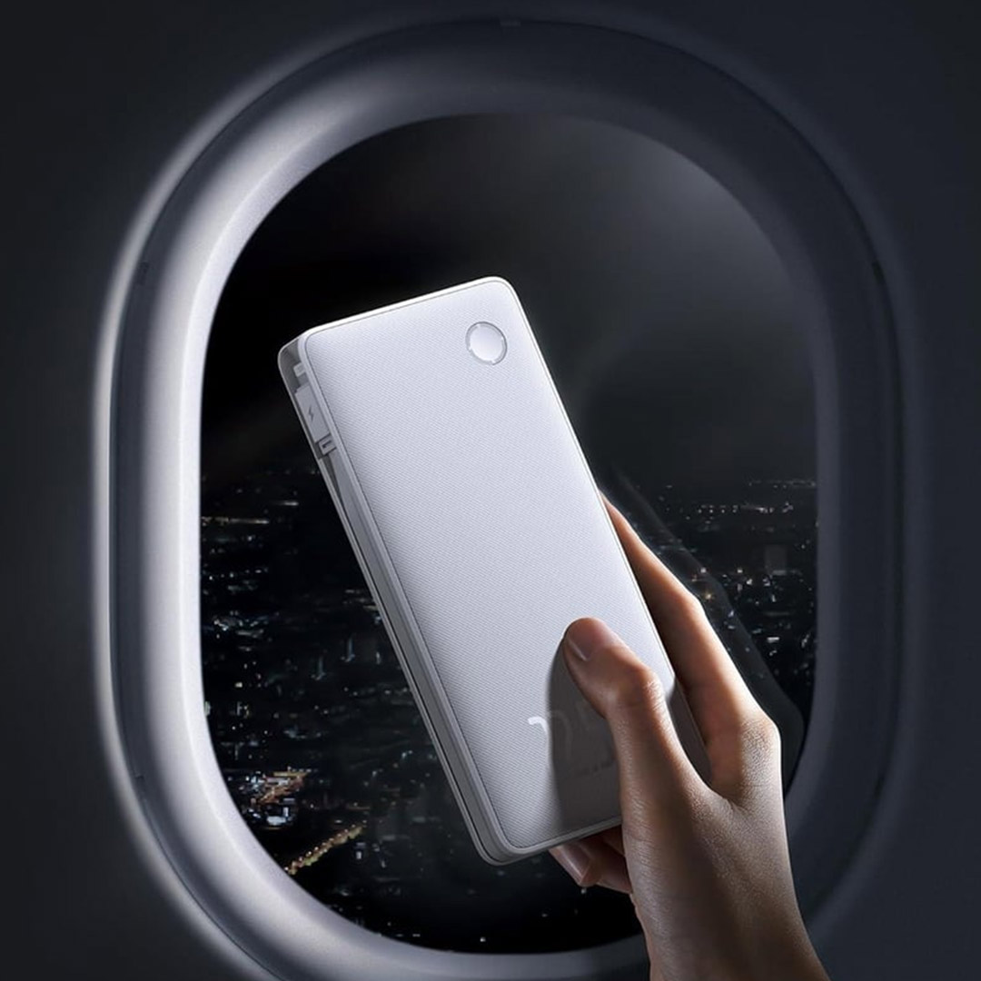 پاوربانک بیسوس Baseus Airpow Lite ظرفیت 10000 میلی‌ آمپر ساعت با توان ۱۵ وات تصویر چهارم