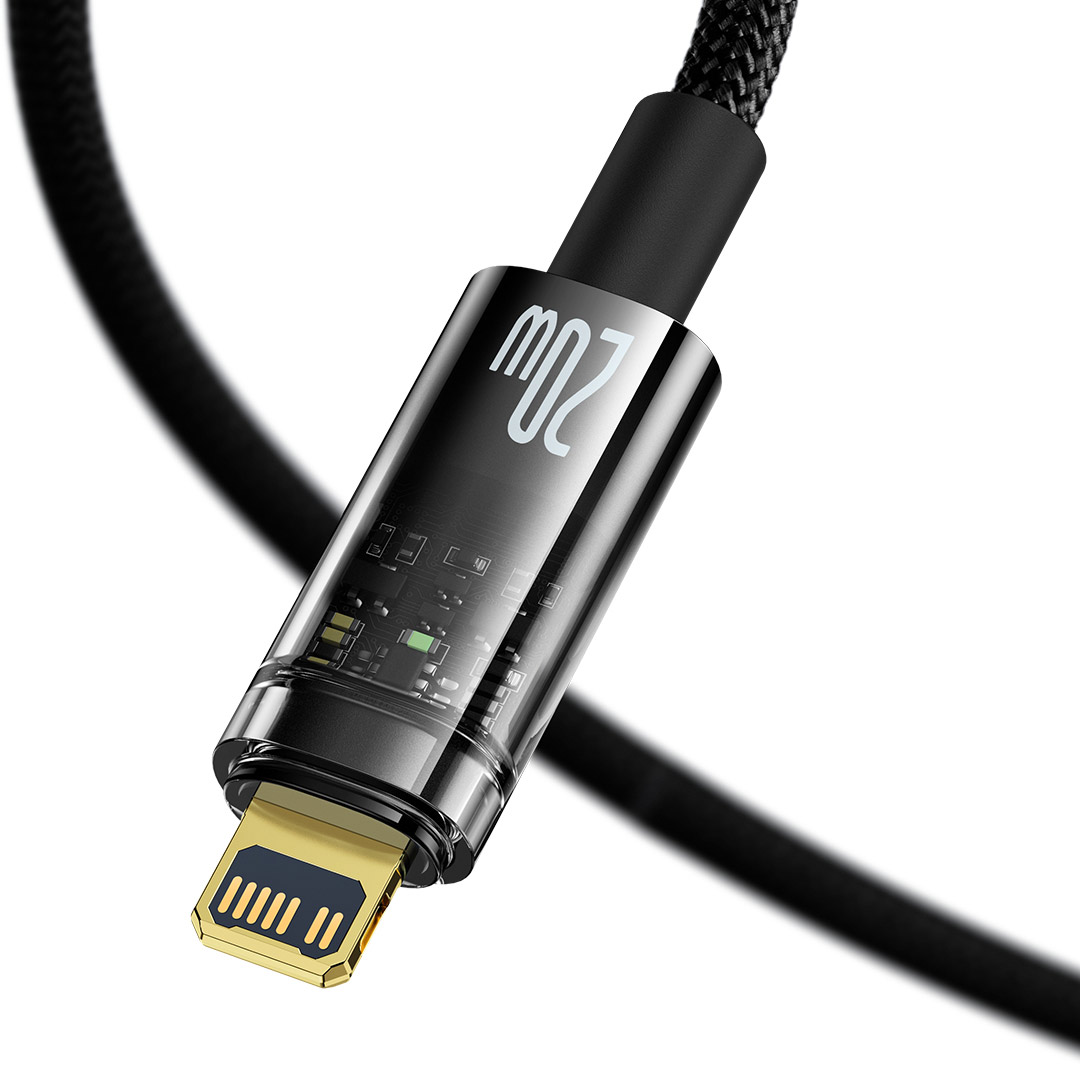 کابل USB Type-C به لایتنینگ بیسوس Explorer Series طول ۱ متر تصویر دوم