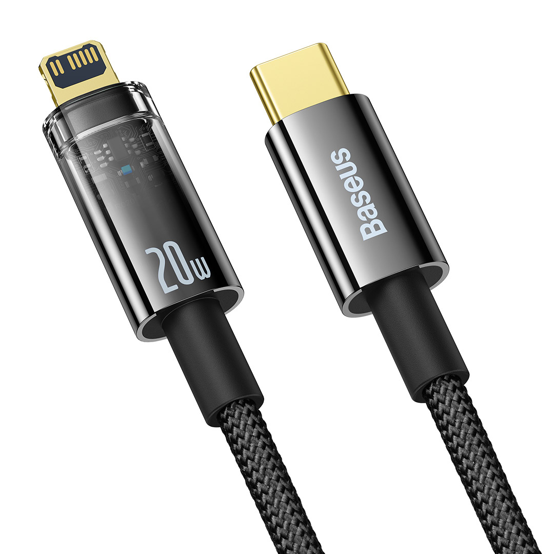 کابل USB Type-C به لایتنینگ بیسوس Explorer Series طول ۱ متر تصویر سوم