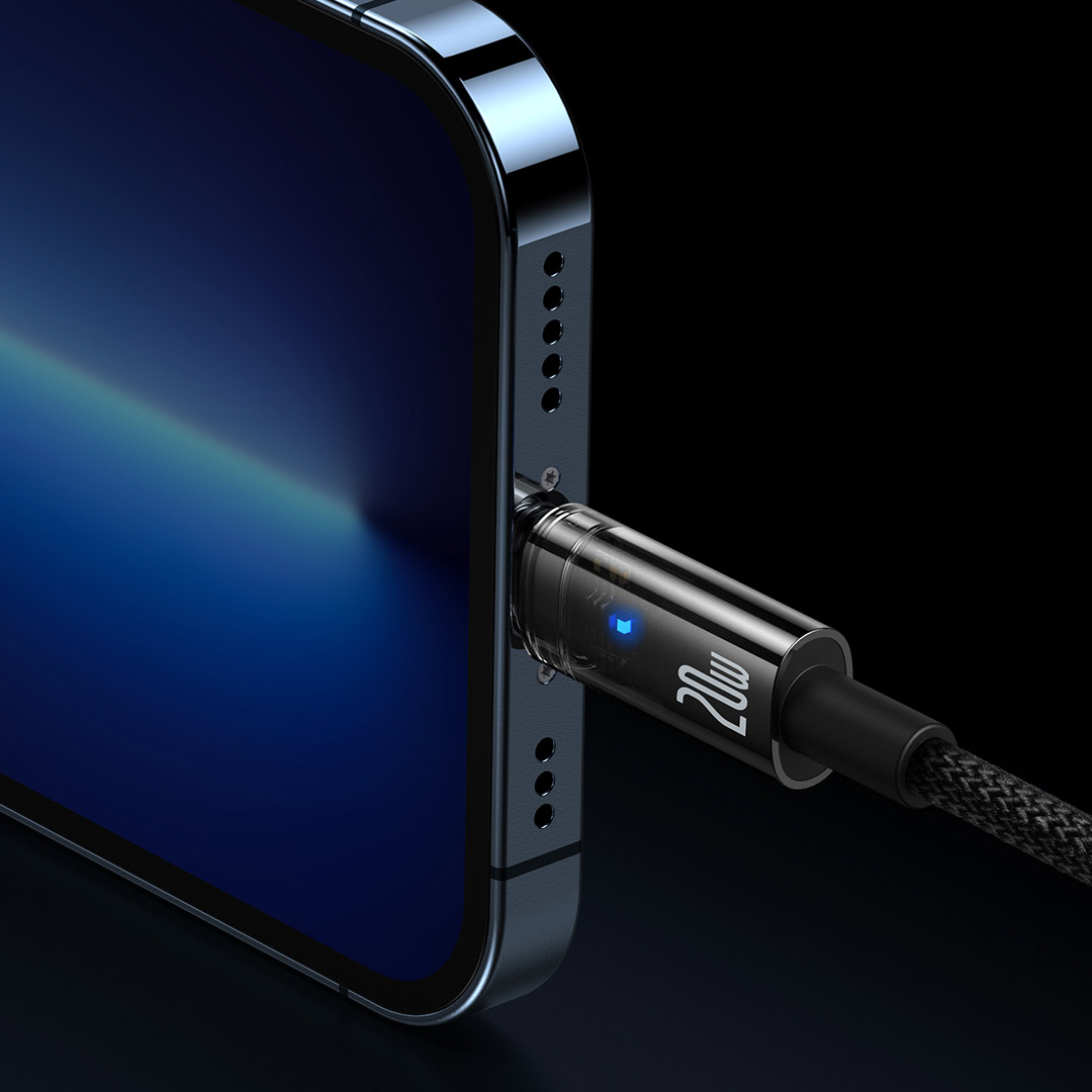 کابل USB Type-C به لایتنینگ بیسوس Explorer Series طول ۱ متر تصویر ششم