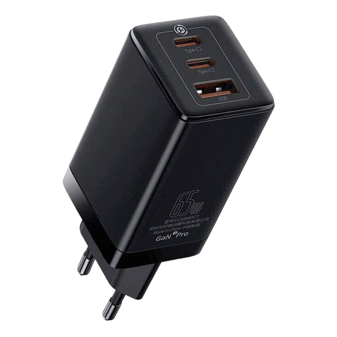 شارژر دیواری 65 وات بیسوس GaN 5 Pro تصویر سوم