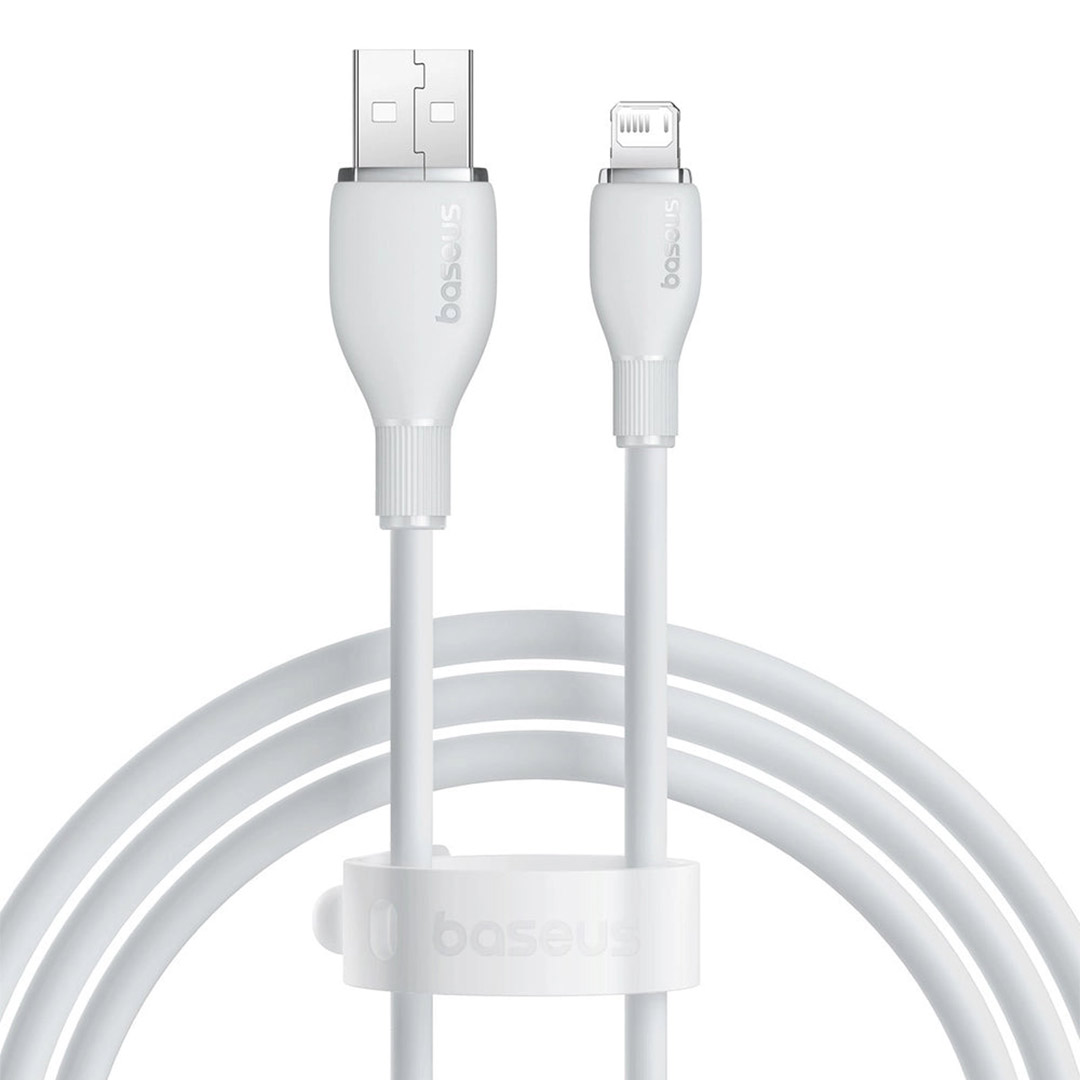 کابل USB Type-A به لایتنینگ بیسوس Pudding Series طول ۱٫۲ متر تصویر دوم