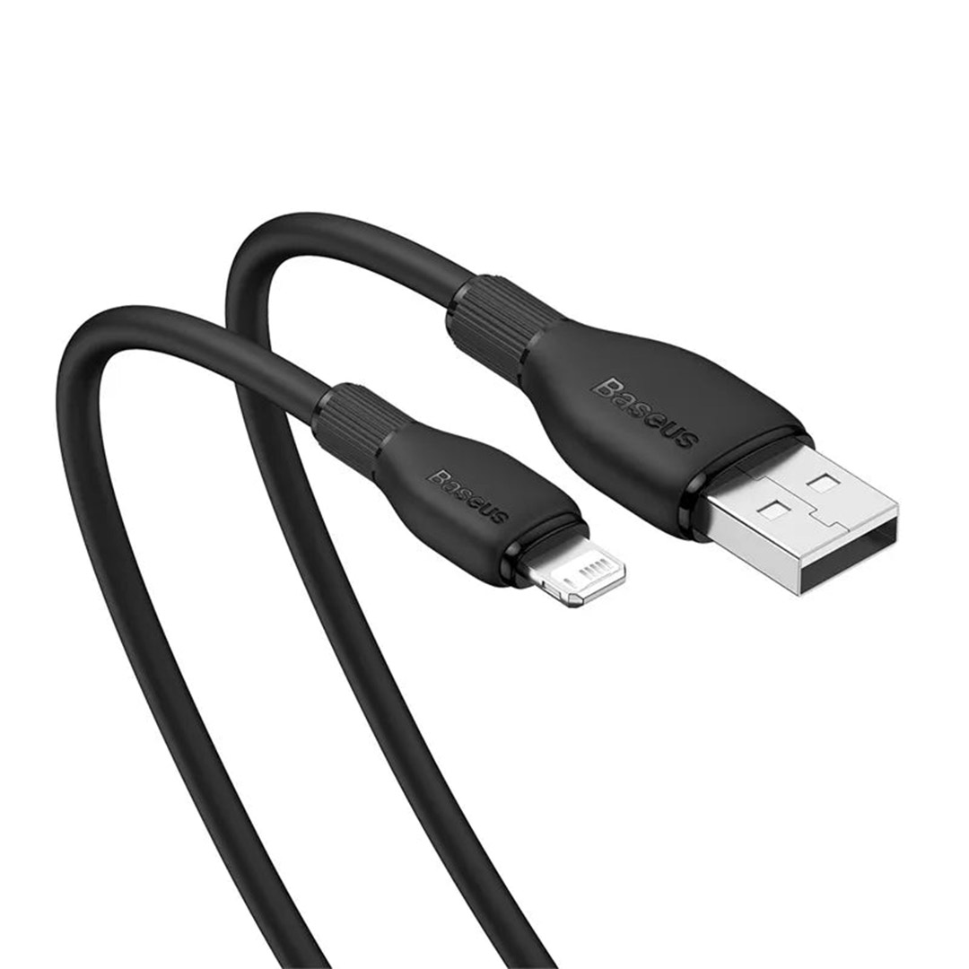 کابل USB Type-A به لایتنینگ بیسوس Pudding Series طول ۱٫۲ متر تصویر چهارم