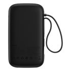 پاوربانک بیسوس QPow2 Dual Cable ظرفیت 10000 میلی‌ آمپر ساعت با توان ۲۲٫۵ وات تصویر دوم