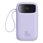پاوربانک بیسوس QPow2 Dual Cable ظرفیت 20000 میلی‌ آمپر ساعت با توان ۳۰ وات تصویر پنجم