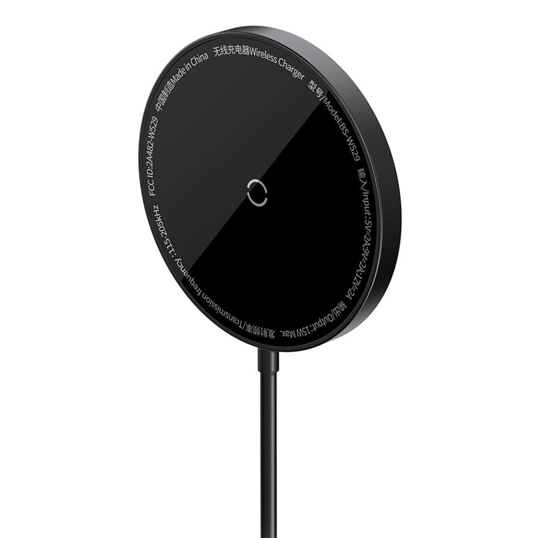 شارژر بی سیم 15 وات بیسوس Simple Mini3 Magnetic تصویر هشتم