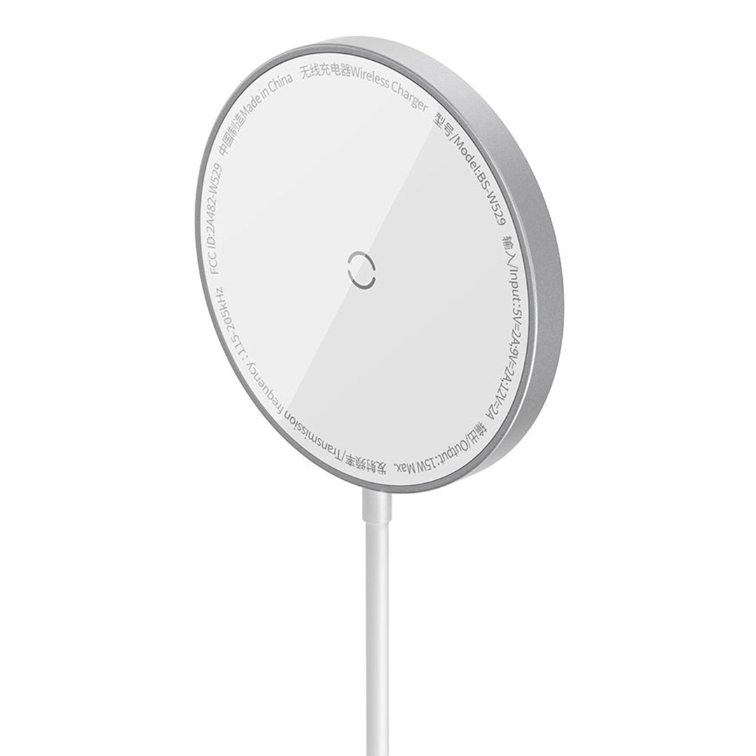 شارژر بی سیم 15 وات بیسوس Simple Mini3 Magnetic تصویر هفتم