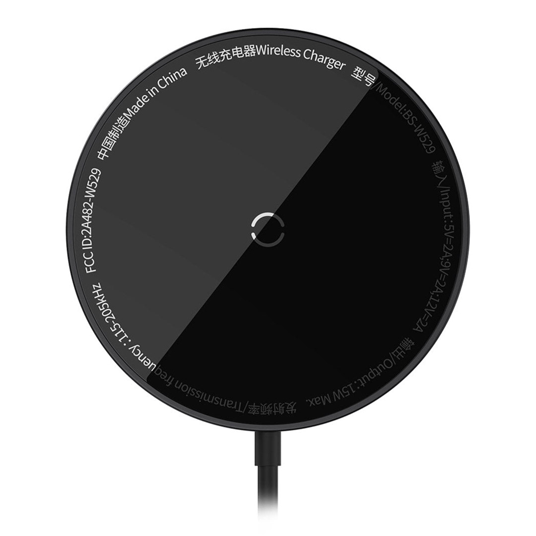 شارژر بی سیم 15 وات بیسوس Simple Mini3 Magnetic تصویر پنجم