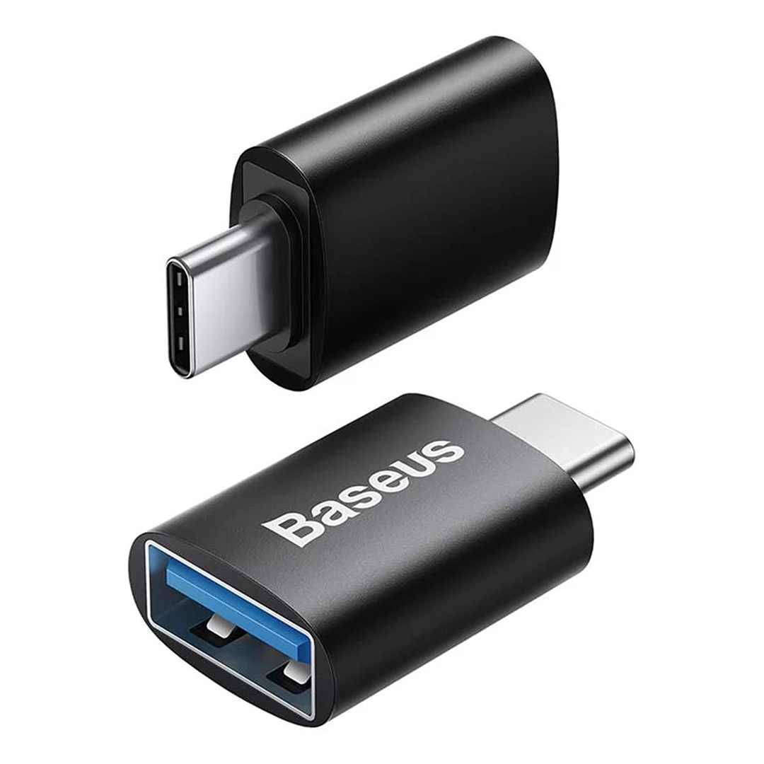 مبدل USB Type-A به USB Type-C بیسوس Ingenuity Series Mini OTG Adaptor تصویر سوم