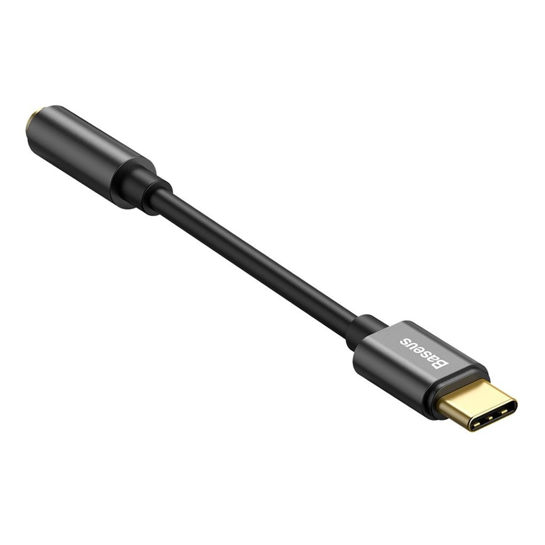 مبدل USB Type-C به جک ۳٫۵ میلی متری بیسوس L54 تصویر اول
