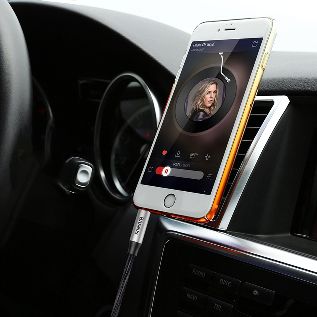 کابل AUX بیسوس Yiven Audio CAM30-CS1 طول ۱٫۵ متر تصویر هفتم