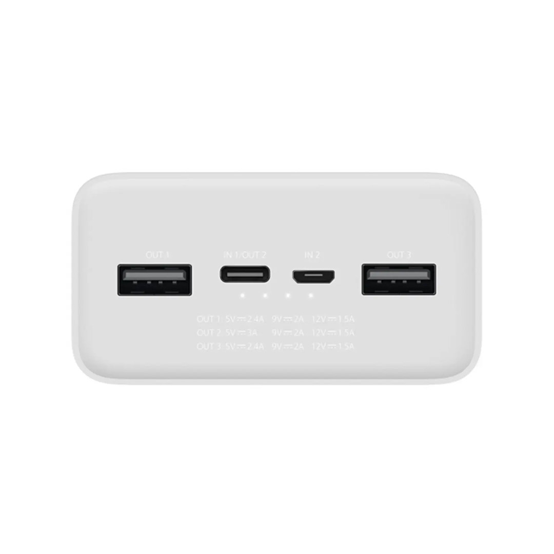 پاوربانک شیائومی Mi PB3018ZM ظرفیت 30000 میلی‌ آمپر ساعت با توان ۱۸ وات تصویر چهارم
