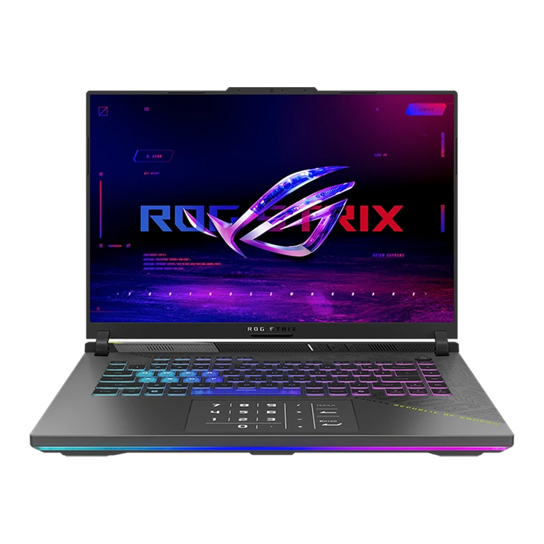 لپ تاپ ایسوس ROG Strix G16 G614FR نمایشگر ۱۶ اینچی، پردازنده Ryzen 9 9955HX، گرافیک ۱۲ گیگابایت RTX 5070، رم ۳۲ گیگابایت، حافظه یک ترابایت SSD تصویر اول