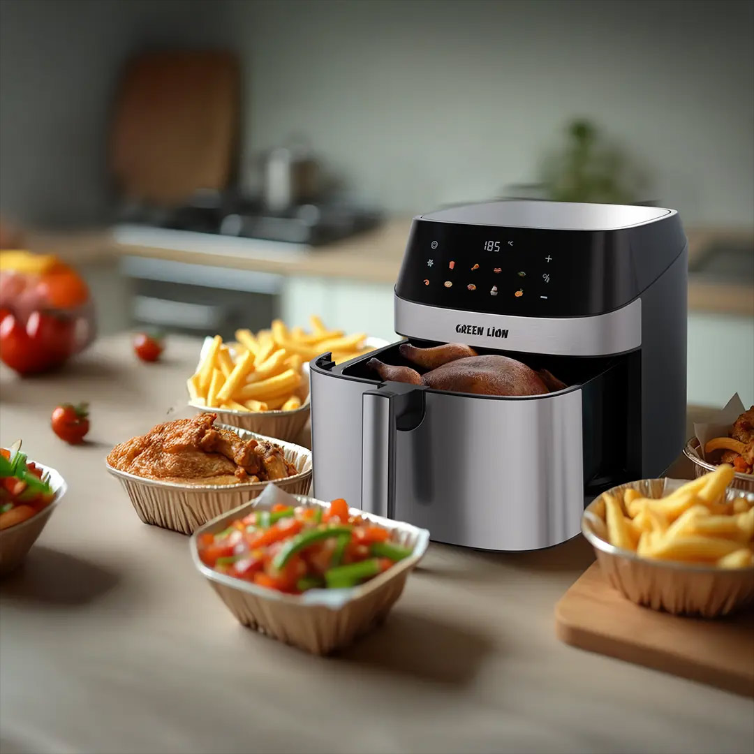 سرخ کن بدون روغن گرین لاین Deluxe با ظرفیت ۸ لیتر تصویر اول
