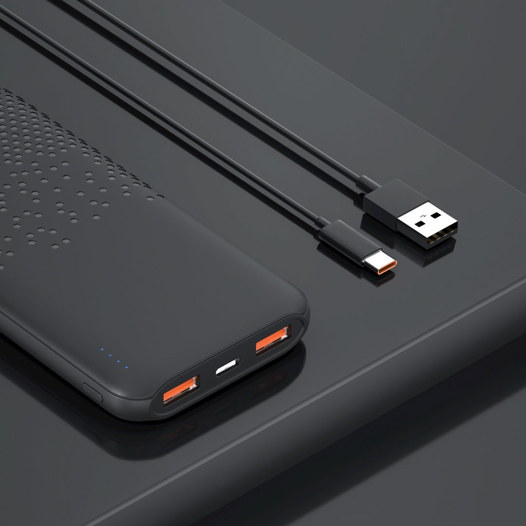 پاوربانک گرین لاین Rome Ultra Slim ظرفیت 10000 میلی‌ آمپر ساعت با توان ۱۰٫۵ وات تصویر سوم