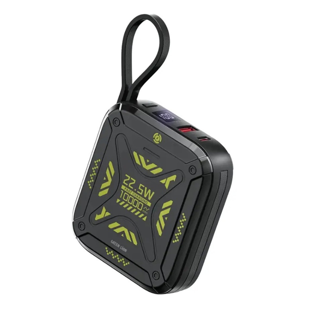 پاوربانک گرین لاین Xtreme 10 ظرفیت 10000 میلی‌ آمپر ساعت با توان ۲۲٫۵ وات تصویر اول
