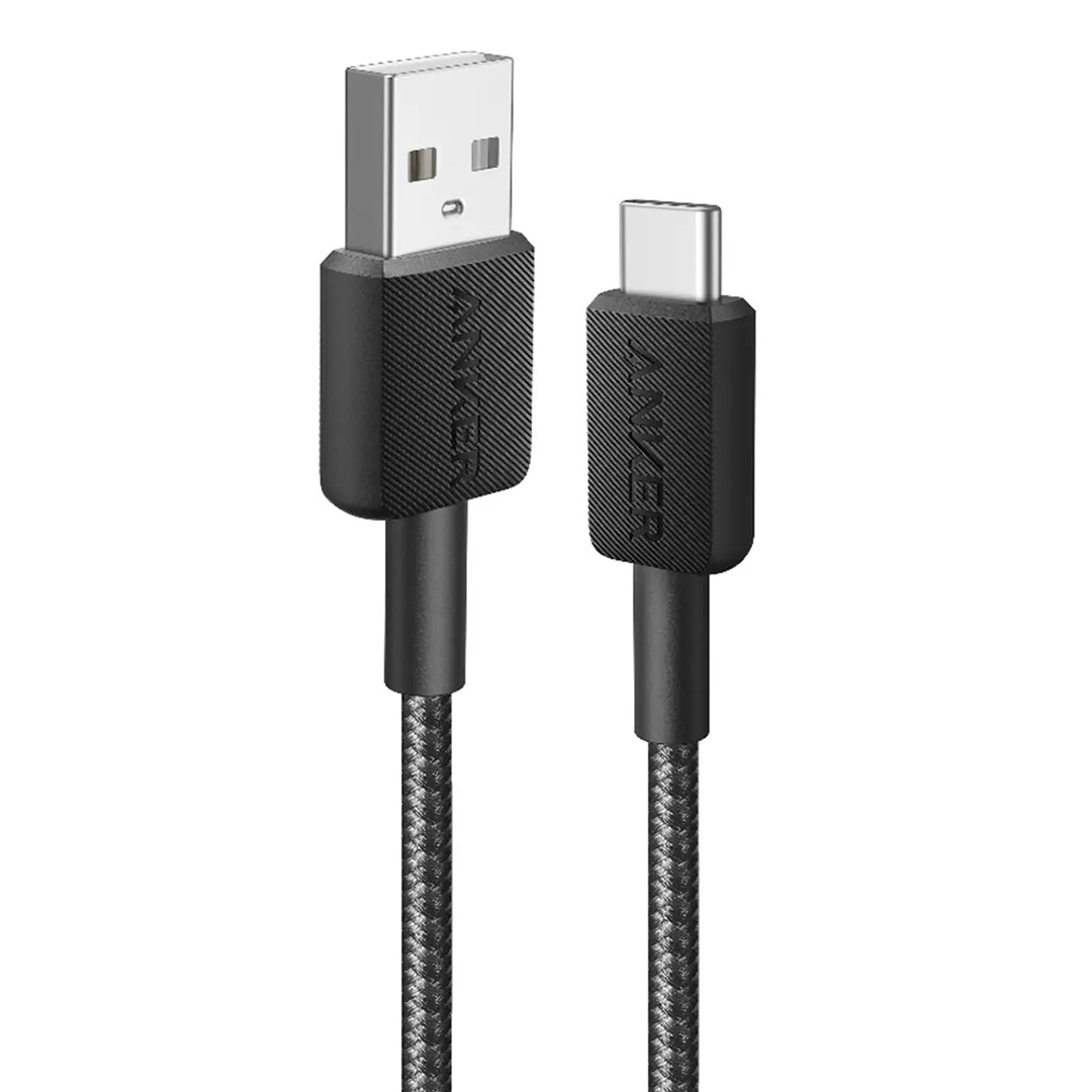 کابل USB Type-A به USB Type-C انکر A81H5 322 طول ۰٫۹ متر