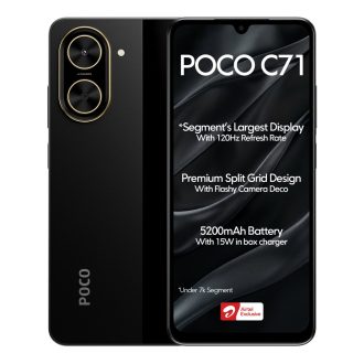 گوشی شیائومی Poco C71 دو سیم کارت ظرفیت ۱۲۸ گیگابایت و رم ۴ گیگابایت