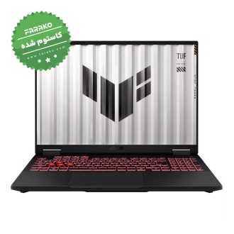 لپ تاپ ایسوس TUF Gaming A16 FA608UM نمایشگر ۱۶ اینچی، پردازنده Ryzen 7 260، گرافیک ۸ گیگابایت RTX 5060، رم ۱۶ گیگابایت، حافظه یک ترابایت SSD – کاستوم شده