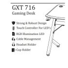 میز گیمینگ لیان GXT 716 تصویر اول